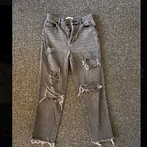 Black PACSUN ripped jeans